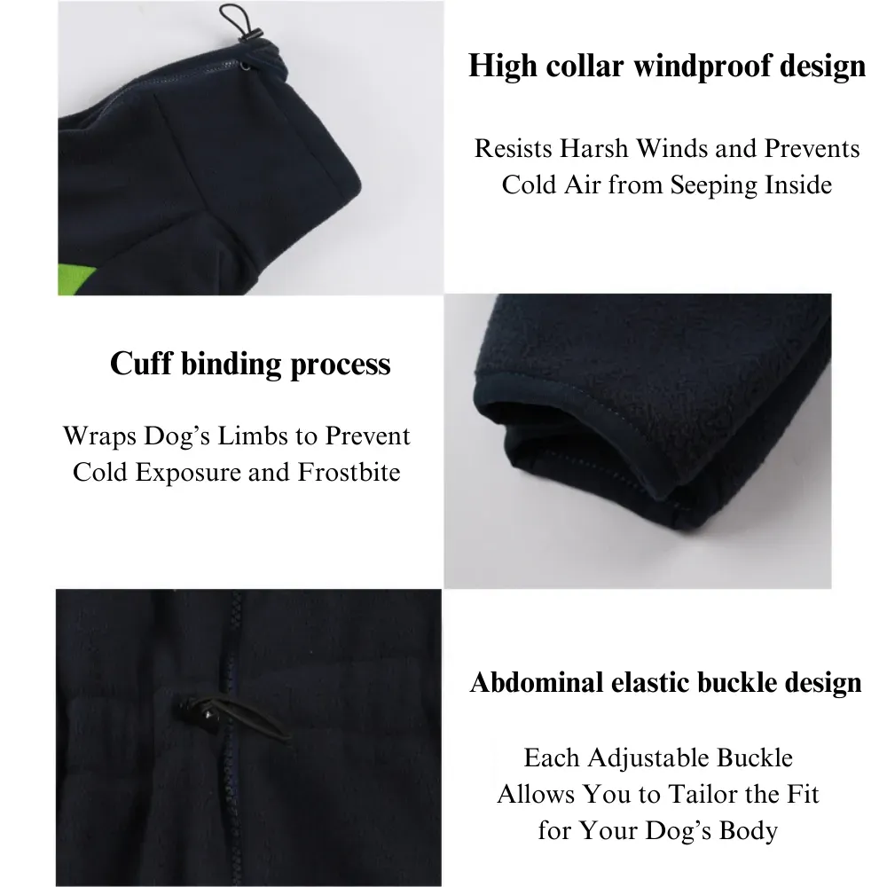 Comfortable dog jacket for cold weather