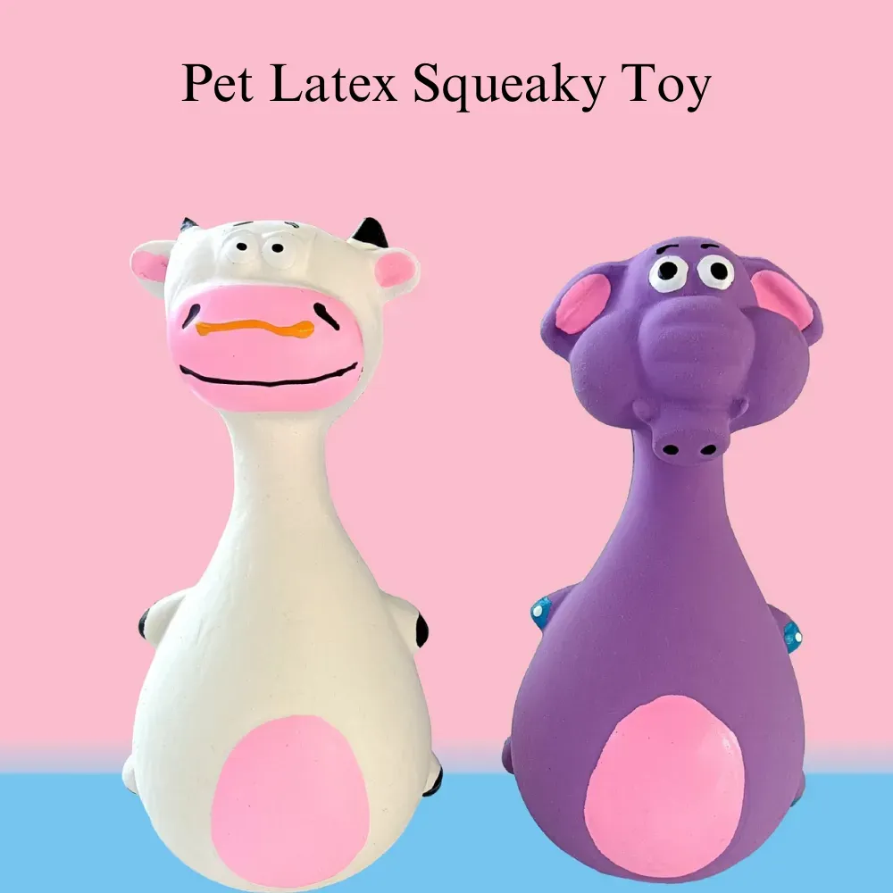 Animal Shaped Dog Latex Squeaky Chew Toy