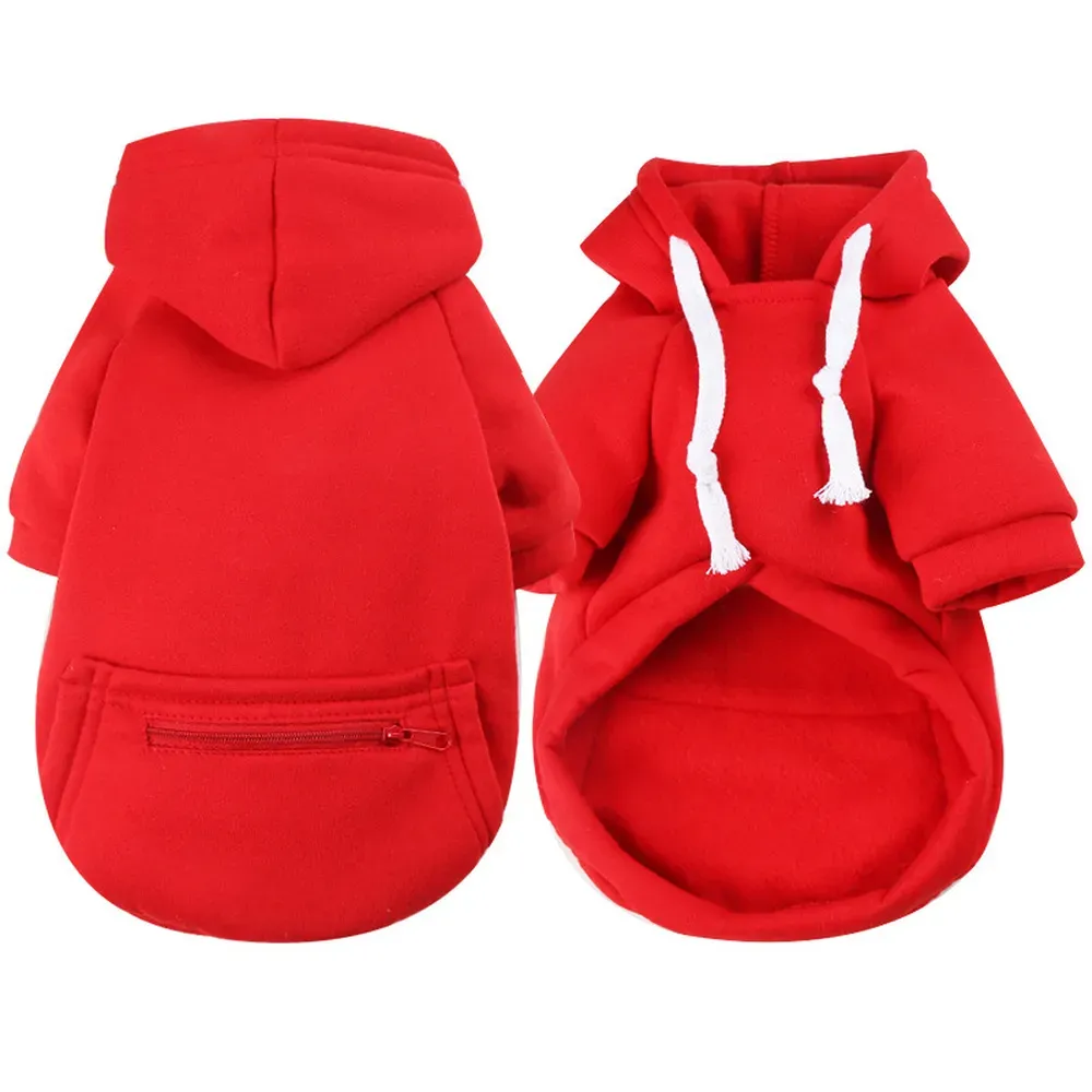 Whether for a walk in the park or a cozy day indoors, this sweatshirt keeps pets comfortable and warm, making it the perfect choice for chilly autumn and winter days.