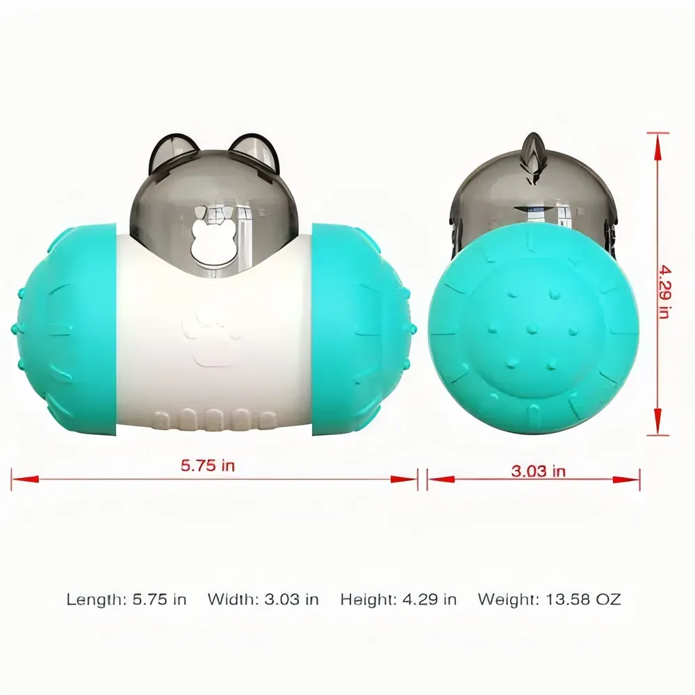 Interactive Tumbler Toys Pet Food Dispenser