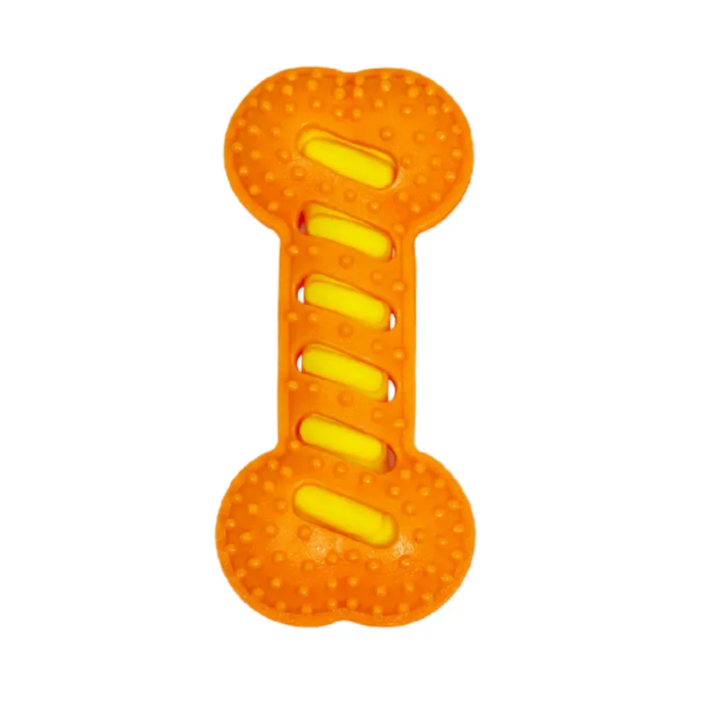 orange bone toy pet
