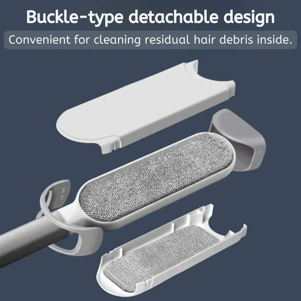 Double Sided Pet Hair Cleaning Brush Details Double-Sided Pet Hair Remover Cleaning Brush