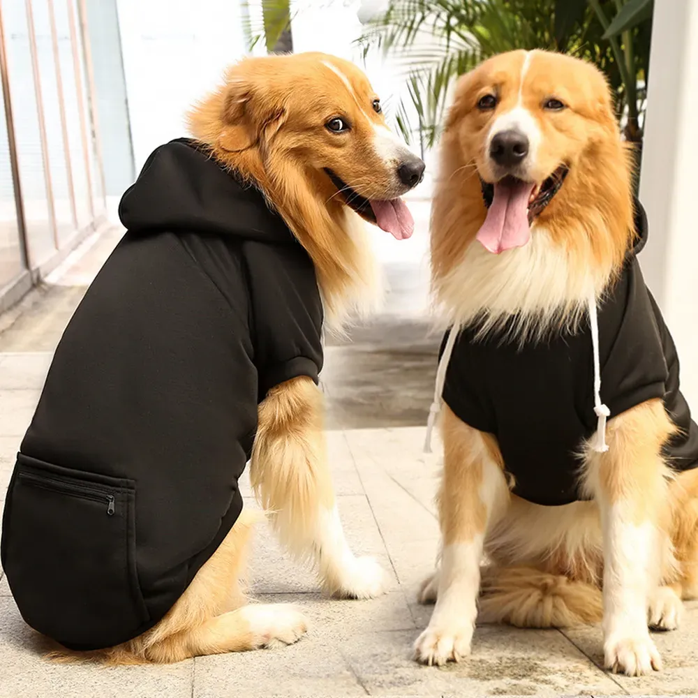Available in sizes for small, medium, and large breeds, this sweatshirt ensures a perfect fit for a variety of dog breeds, from Teddy and Pomeranian to French Bulldog and beyond.