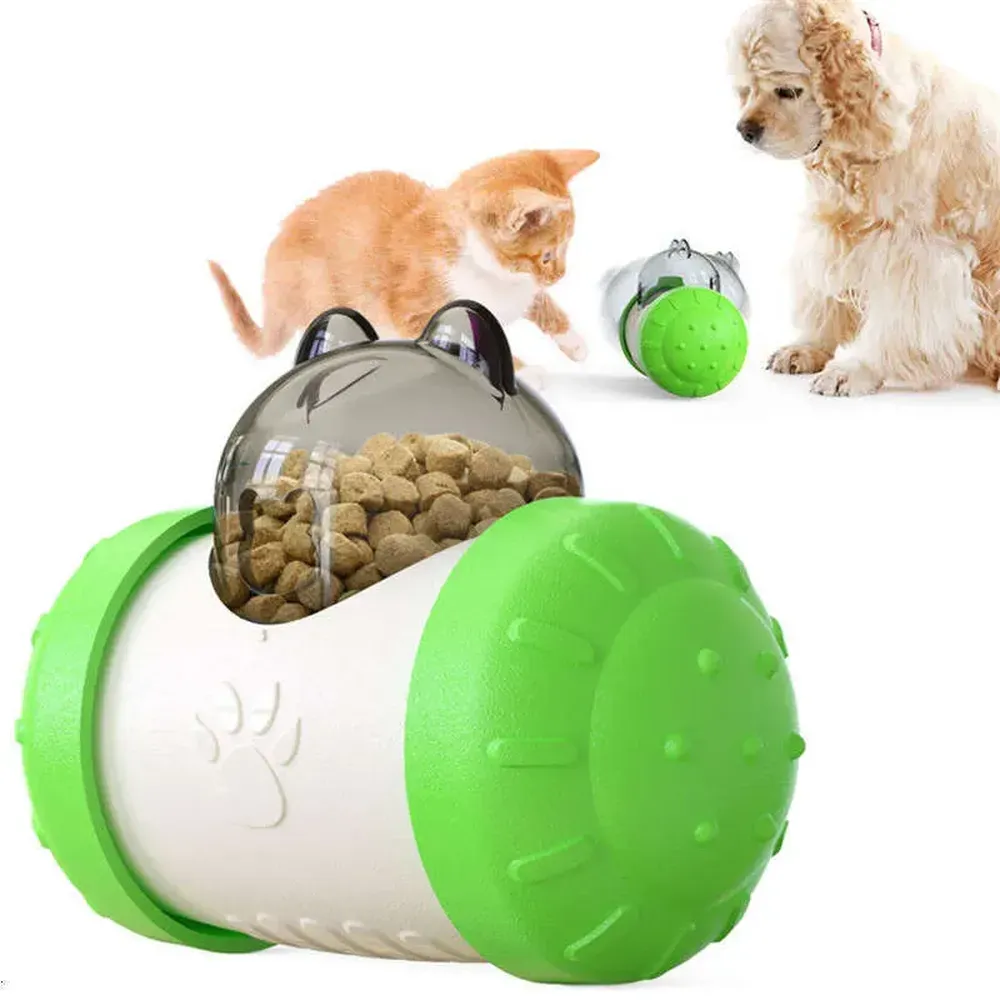 Interactive Tumbler Toys Pet Food Dispenser