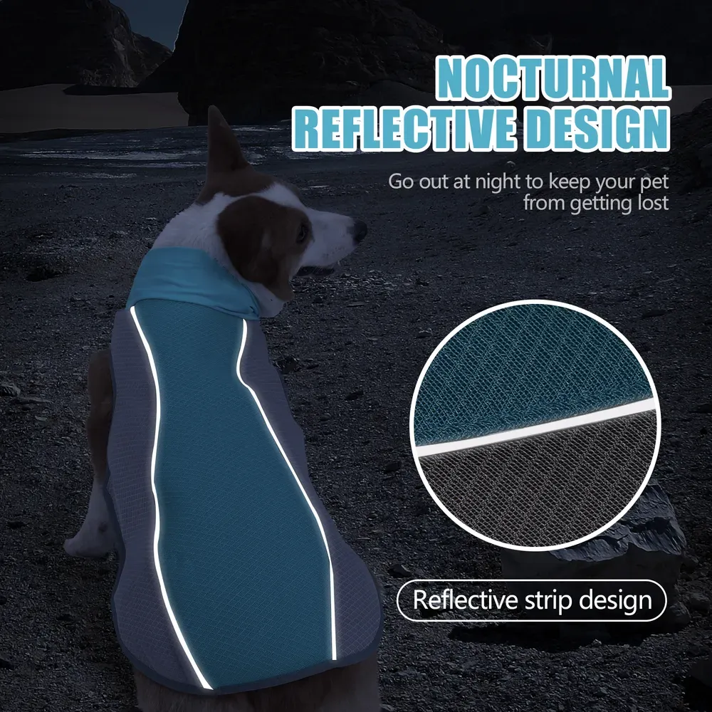 Reflective Safety Vest for Nighttime: With reflective strips on the back, this vest ensures pets are visible during nighttime walks, increasing safety and reducing the risk of accidents.