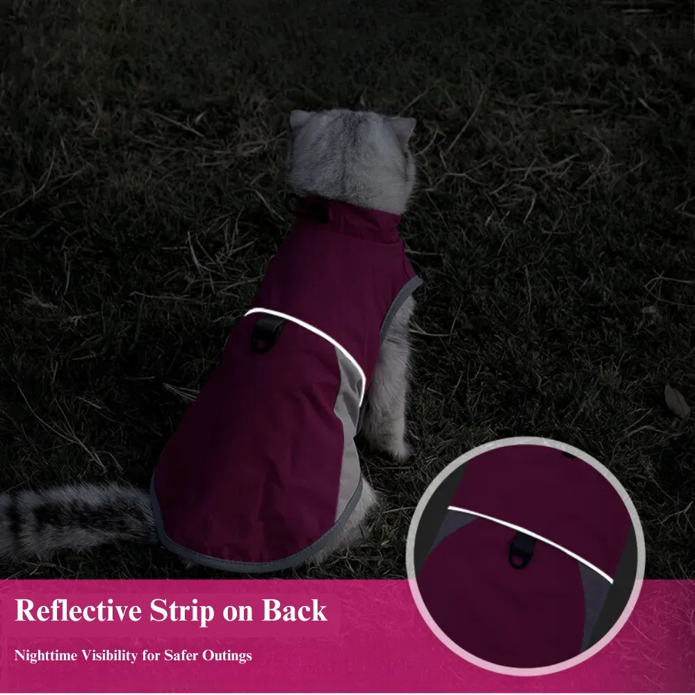 Waterproof Reflective Outdoor Pet Jackets Strip Waterproof Reflective Outdoor Pet Jackets