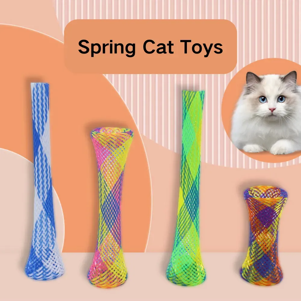 cat coil spring toys cat coil spring toys