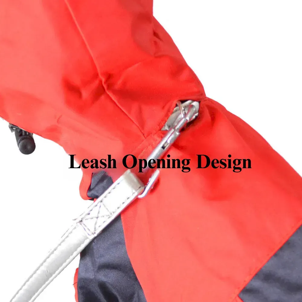Durable dog rain jacket for large dogs