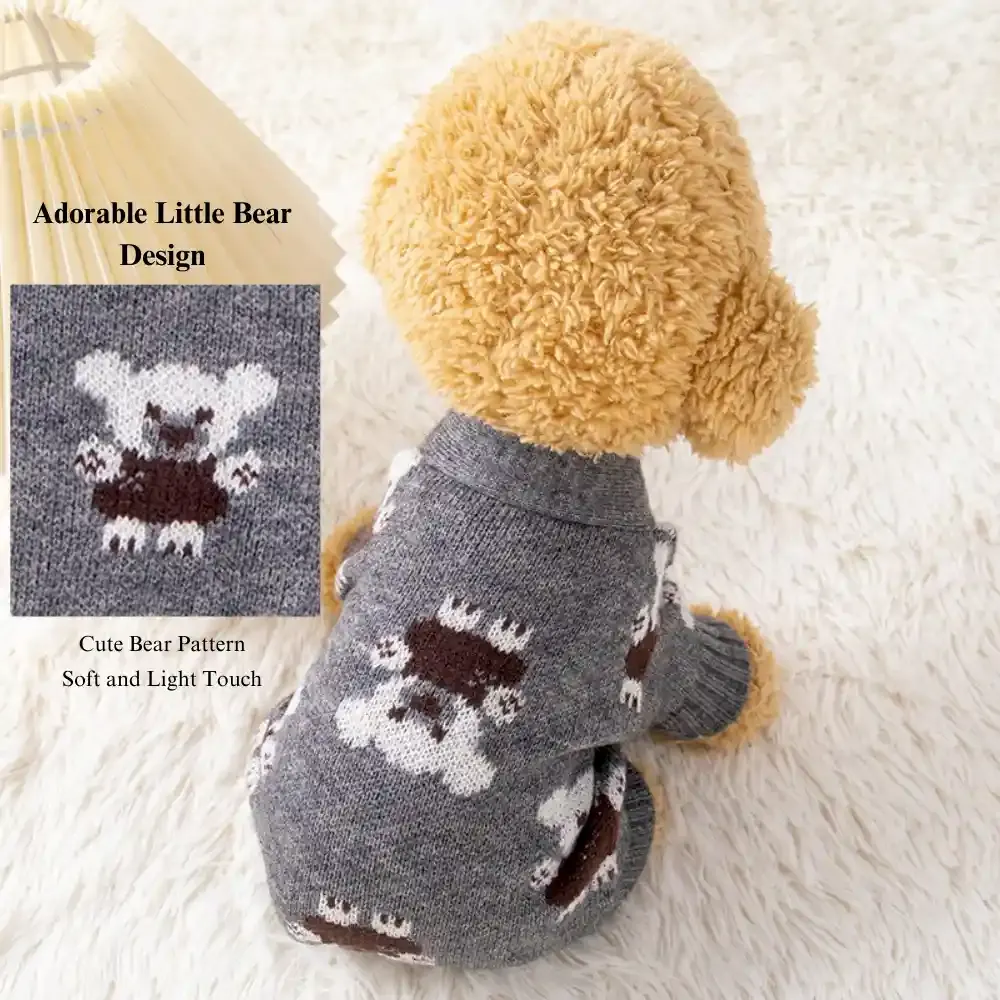 Dog Cardigan Details