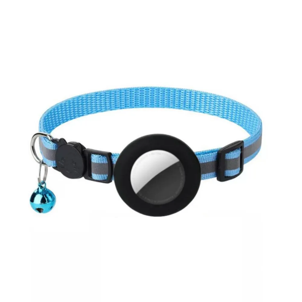blue cat collar airtag case