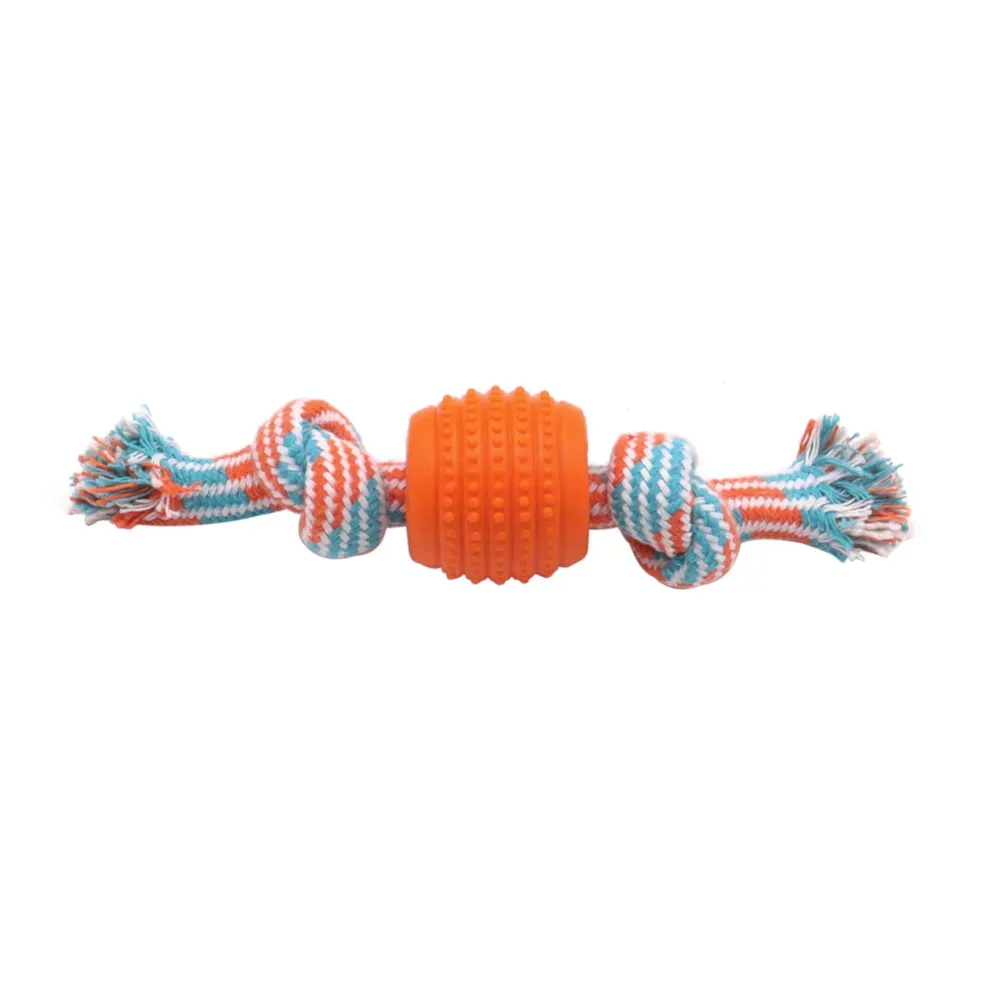orange dog rope toys