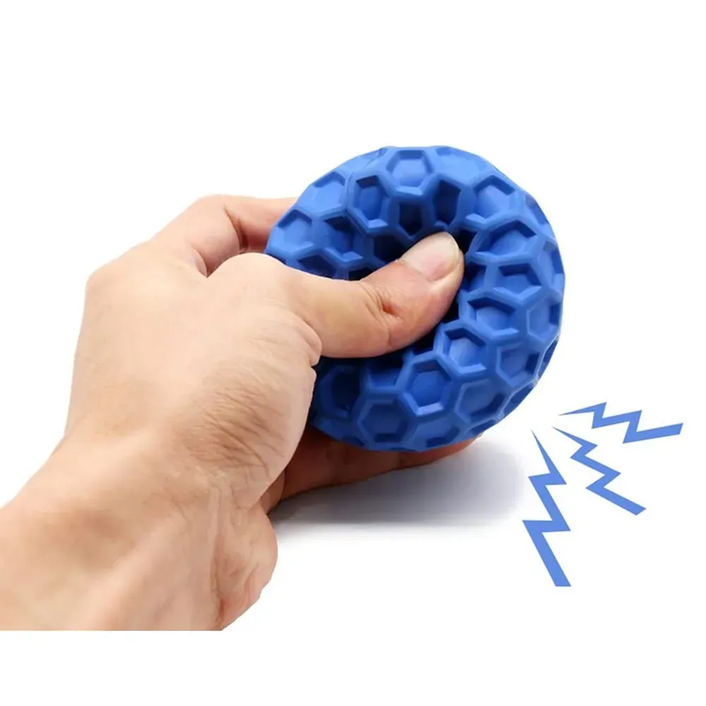 Dog Toy Ball, Puppy Toy, Dog Ball with Squeaker, Small Dog Chew Toy, Heavy Duty Dog Ball, Water Toy Dog Ball, Squeaky Ball, Rubber Squeaky Dog Ball Squeeze Squeaky Rubber Ball Treat Dispenser Interactive Dog Toys