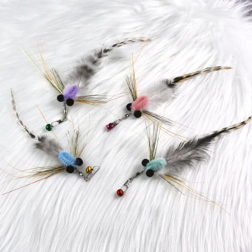 Plankton Wand Attachments Feather Cat Toys