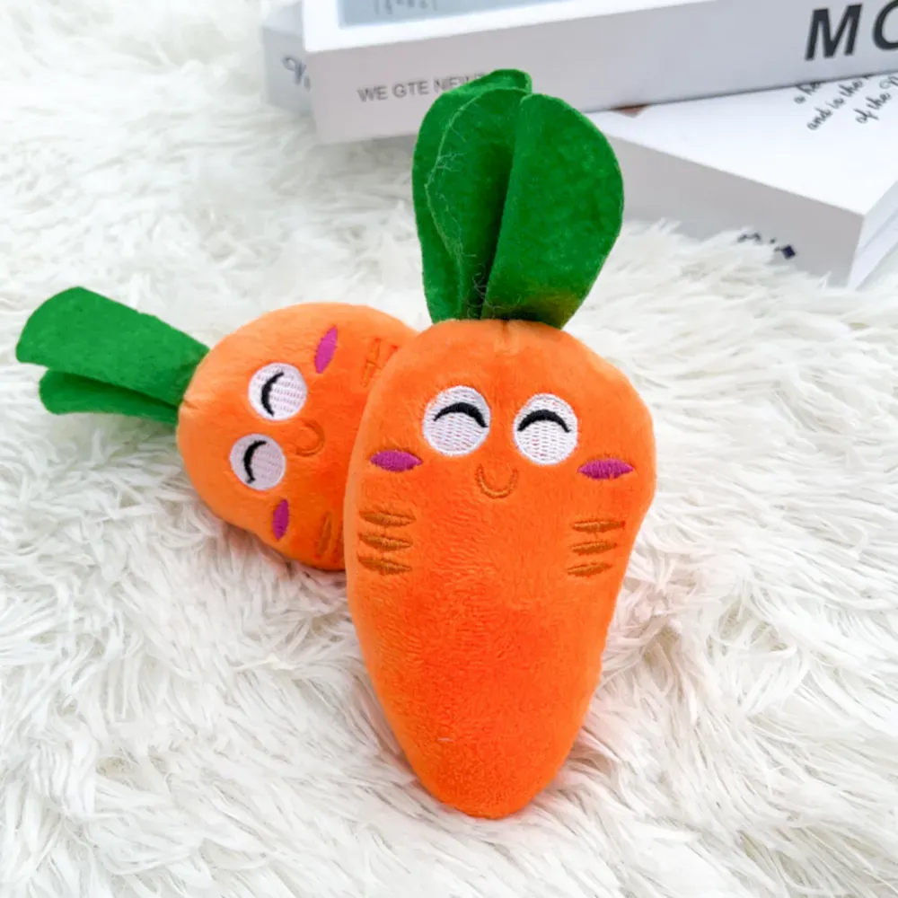 carrot pet toy