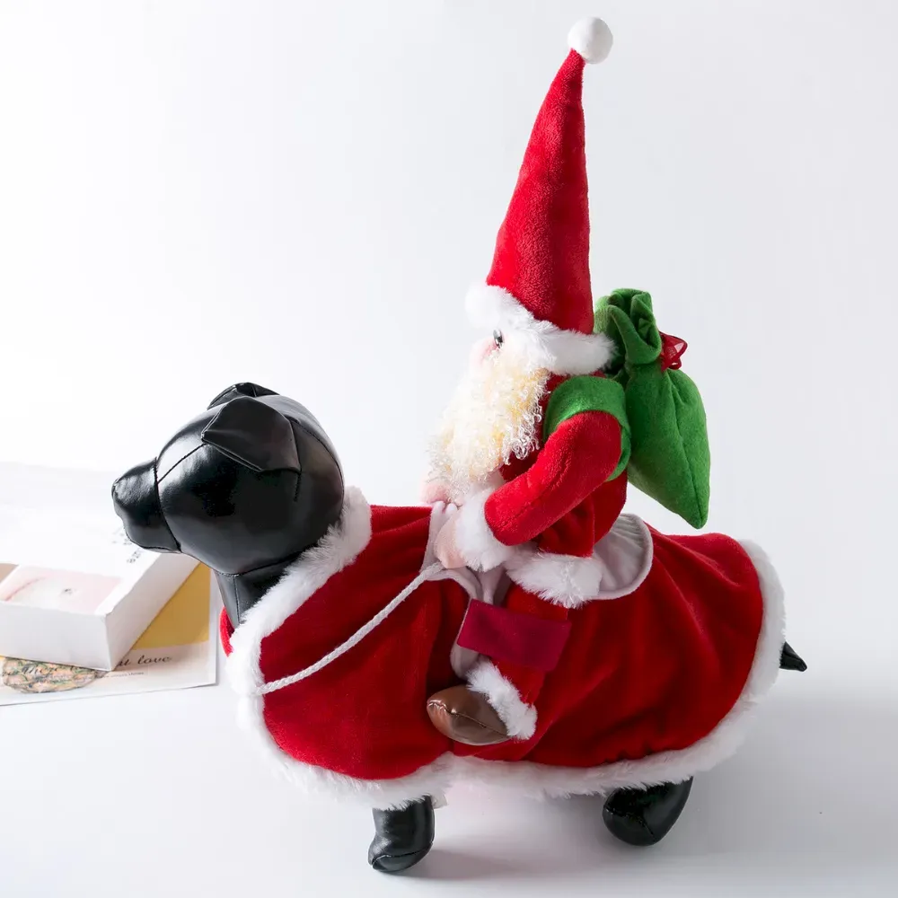 Funny Large Breed Dog Santa Outfit