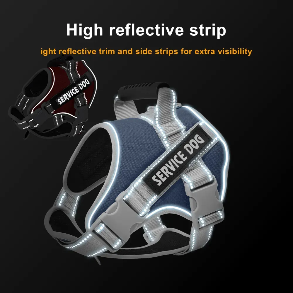 Firm PVC Anti-Riot Grip for Better Control: The PVC-wrapped grip ensures better control during walks, allowing handlers to keep a firm hold without slipping, reducing the risk of accidents.