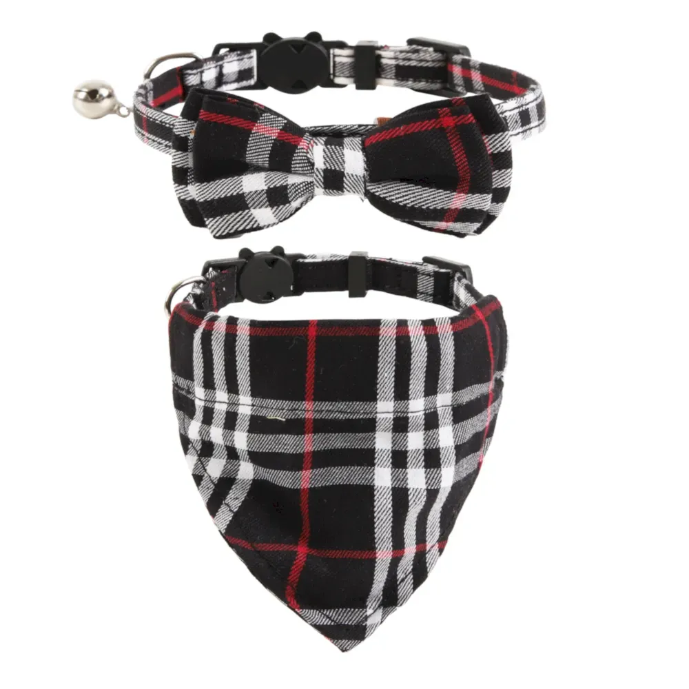 black cat bandana collar black cat bandana collar