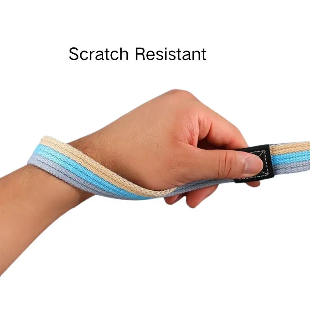 Reinforced with Durable Nylon Thread: Reinforced with strong nylon thread, the leash is designed for long-lasting use, with durable stitching that resists wear and tear over time.