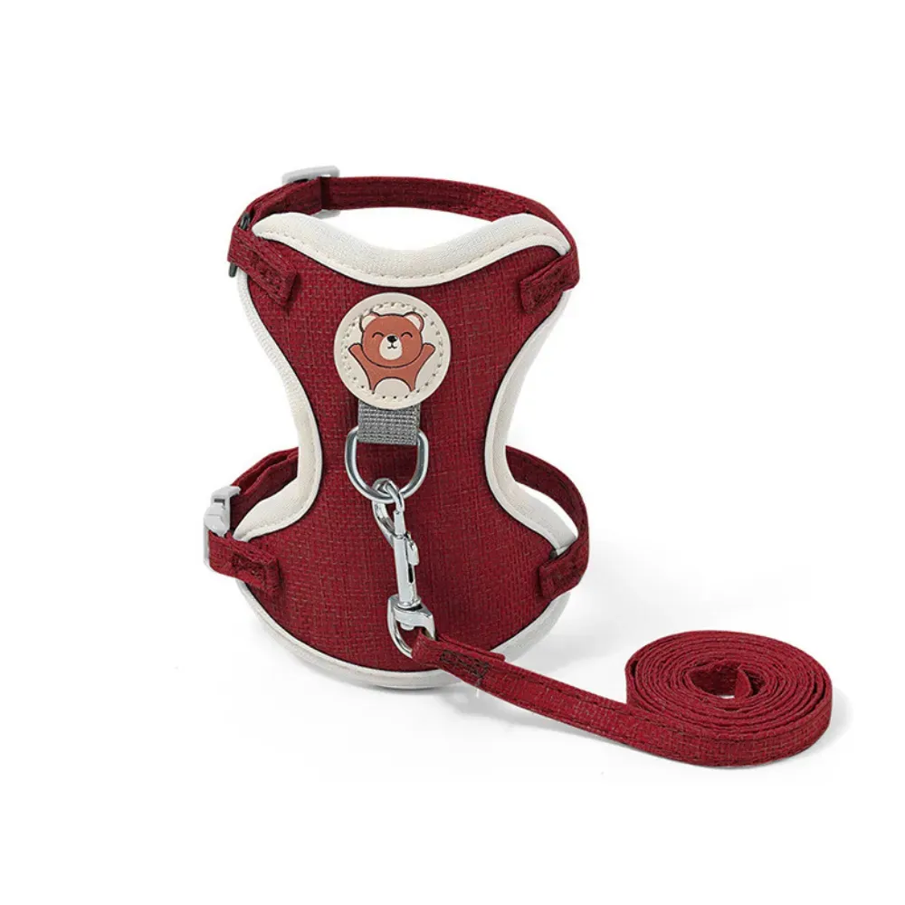 Prevents Fur Cling: The polyester fabric is designed to resist fur cling, keeping the harness neat and clean, even after long outdoor walks.