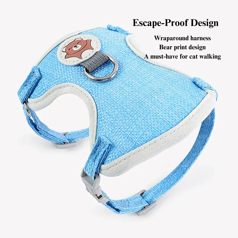 Durable and Wear-Resistant Design: The harness and leash are crafted from durable, wear-resistant materials that ensure long-lasting performance, even with regular use.