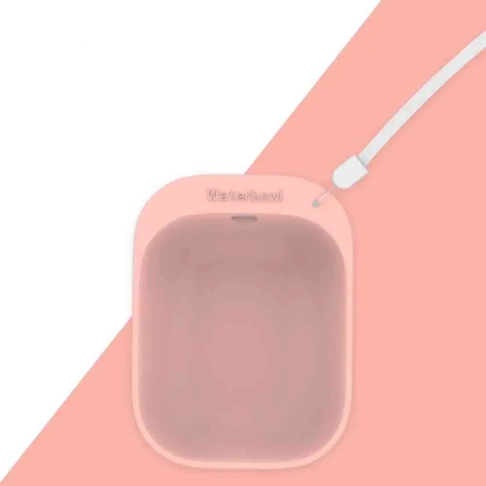 pink dog water bottle attachment