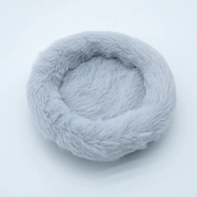 long pile fabric-grey