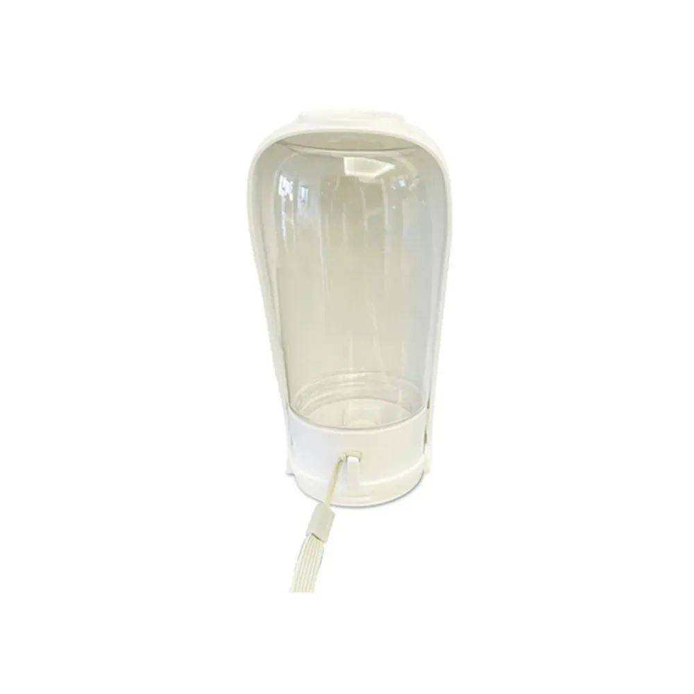 white foldable dog water bottle