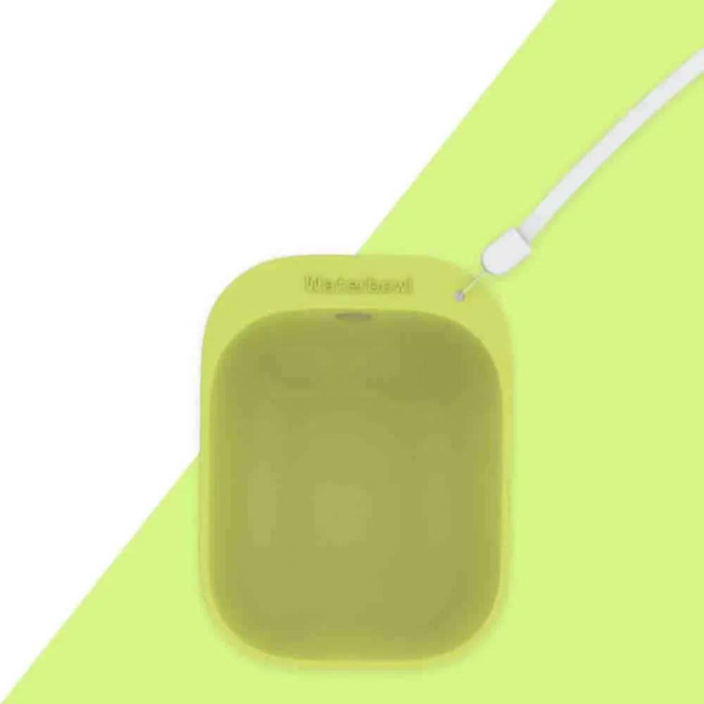 green dog water bottle attachment