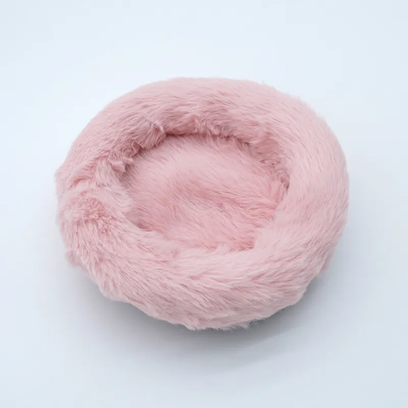 long pile fabric-pink
