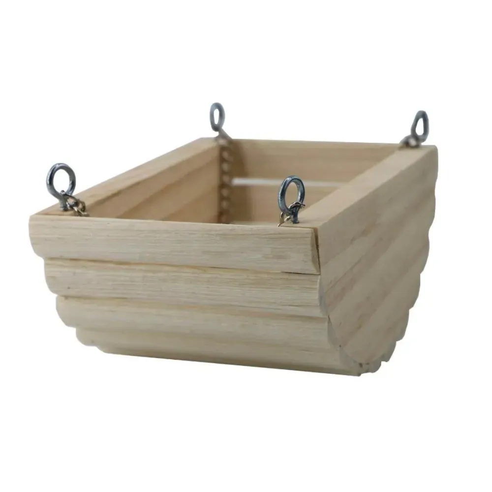 Wooden Swing Toy Hanging Bed for Hamsters