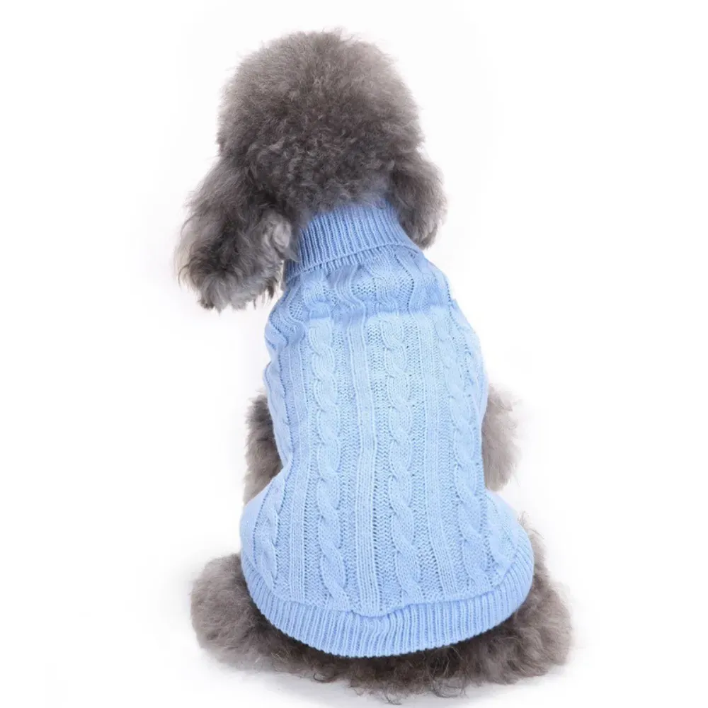 Ideal for autumn and winter, the multi-color knit sweater offers a perfect balance of style and warmth, making it an essential part of any pet’s cold-weather wardrobe.