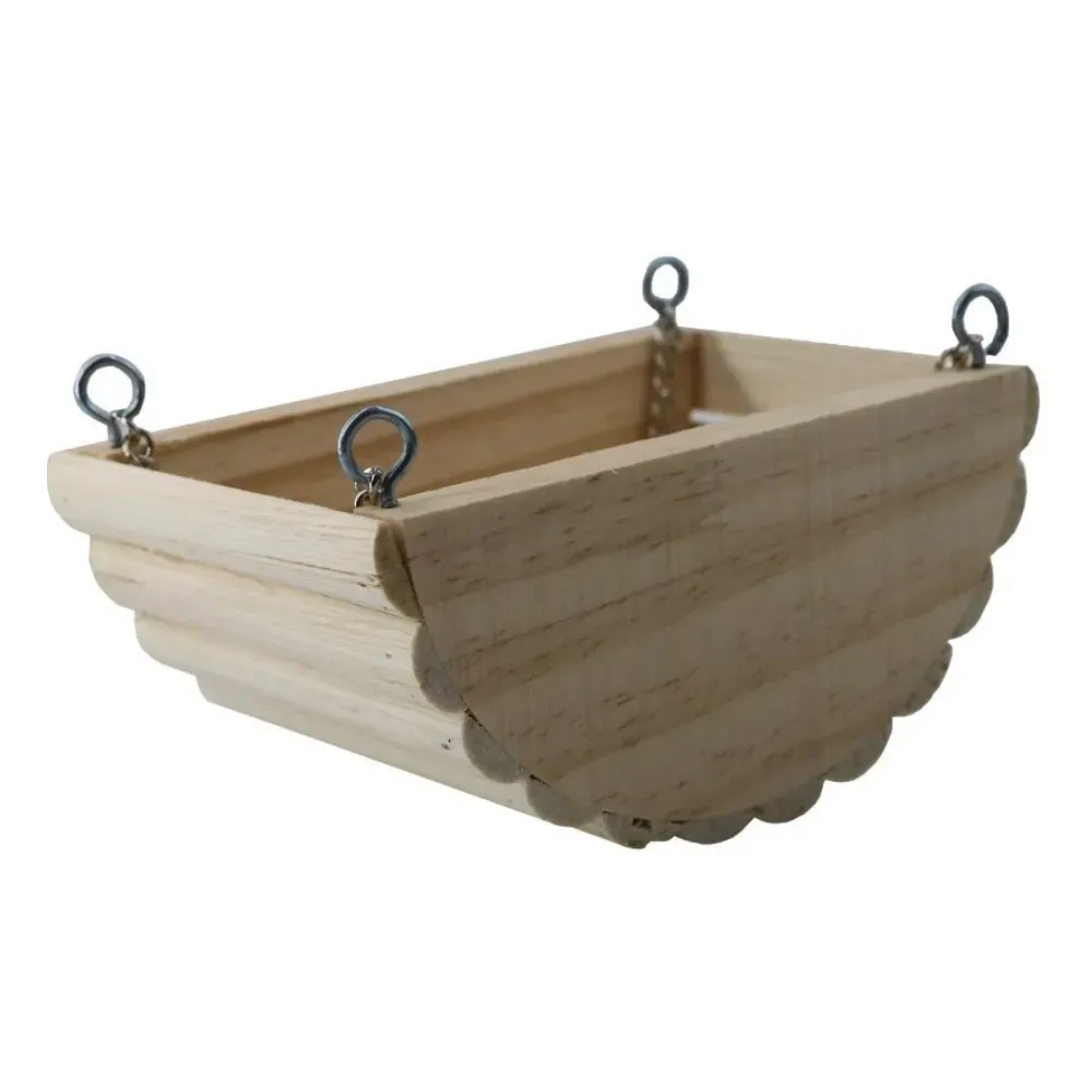Wooden Swing Toy Hanging Bed for Hamsters