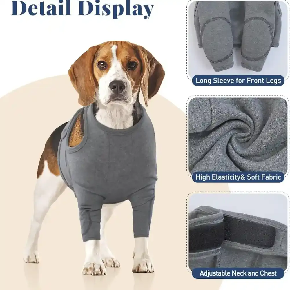 Dog Recovery Sleeves Detail