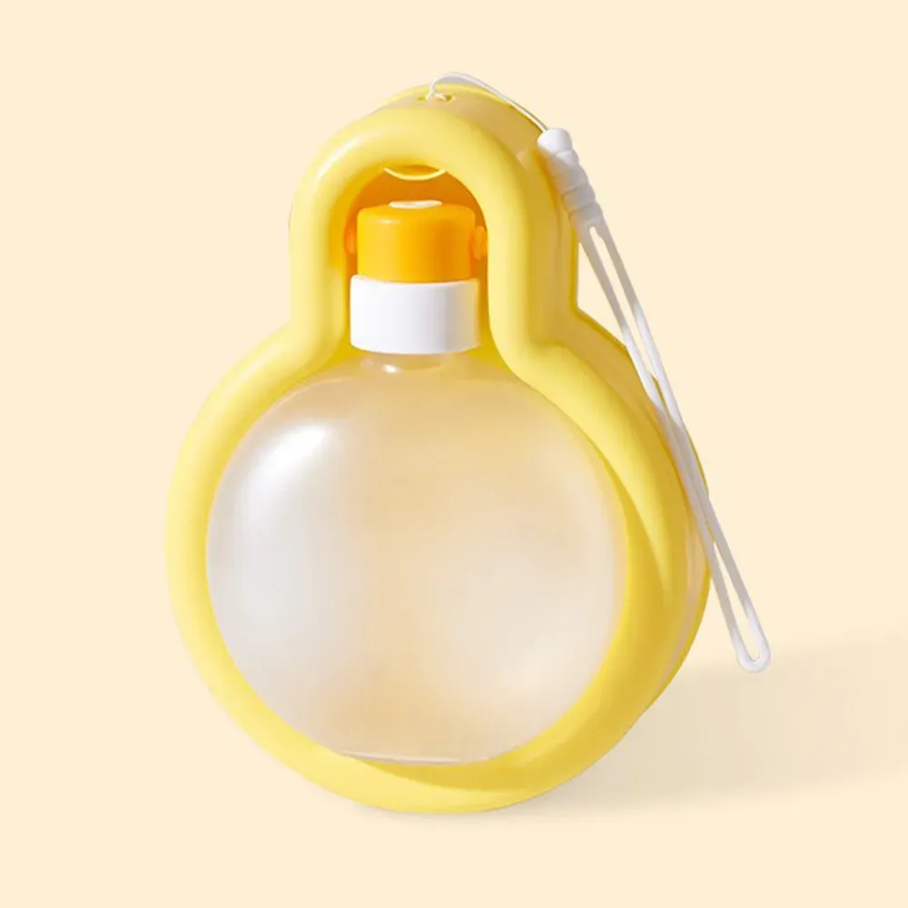 Dog Water Bottle Yellow