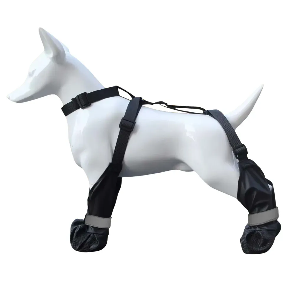 These boots are ideal for both indoor and outdoor use, providing pet owners with a functional solution to keep paws protected, dry, and clean year-round.
