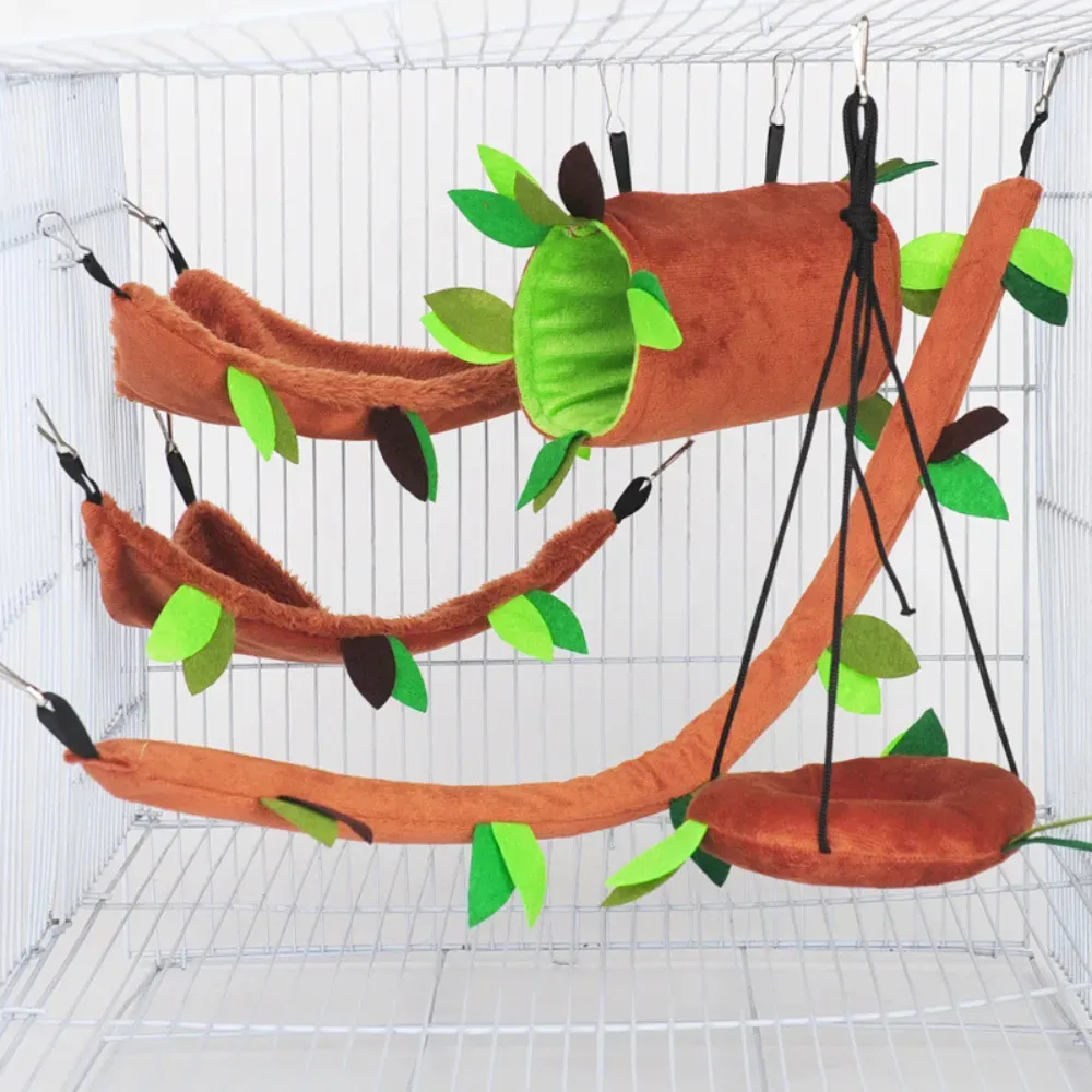 Small Animals Hanging Hammock Set