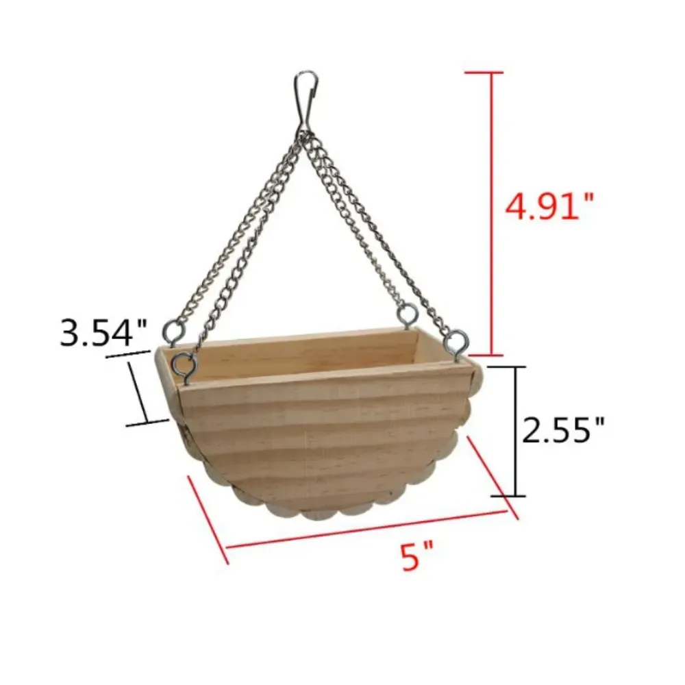 Wooden Swing Toy Hanging Bed for Hamsters