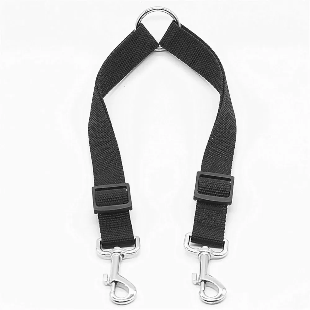 black dog splitter leash