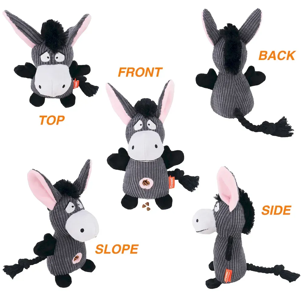 Dog toy with treat pocket