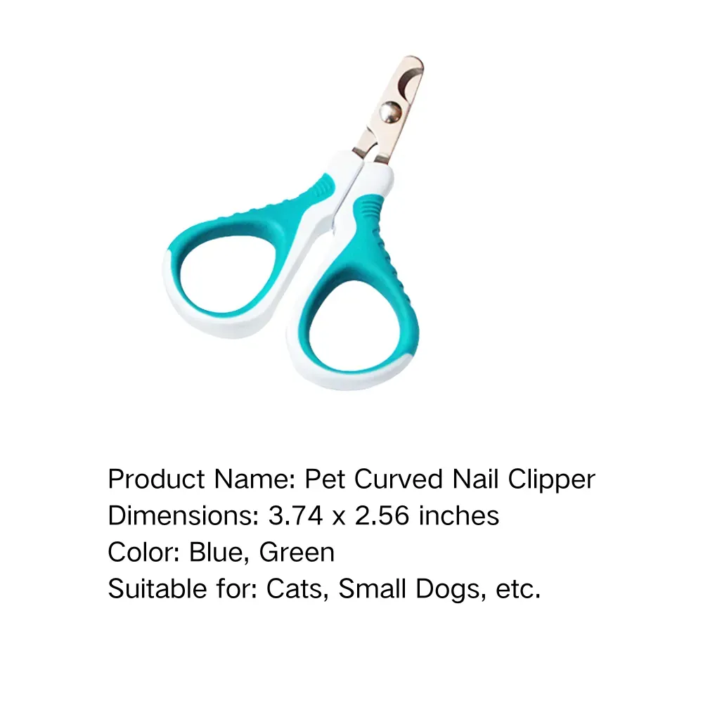 Tilt Blade Stainless Steel Cat Nail Clippers Curved Clipper Curved Blade Stainless Steel Cat Nail Clippers