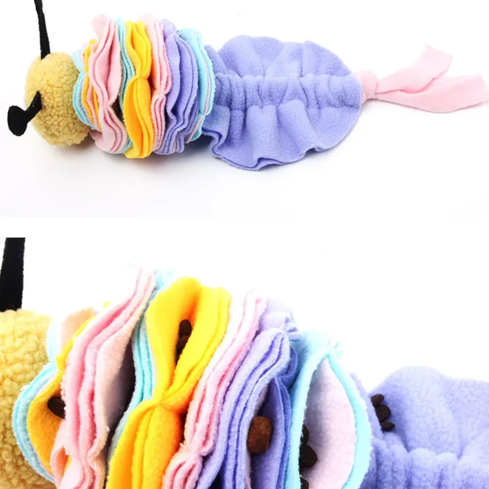 Caterpillar Sniffing and Teething Dog Chew Toy