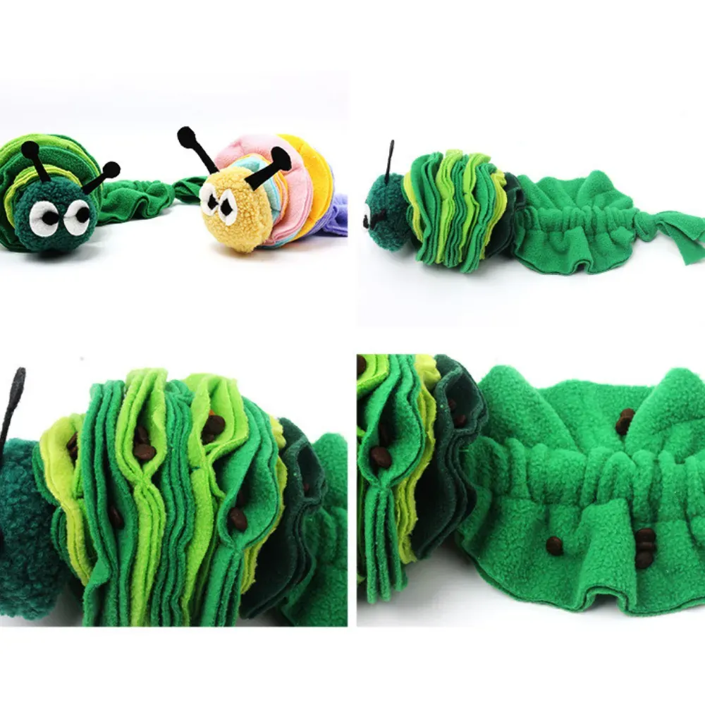Caterpillar Sniffing and Teething Dog Chew Toy