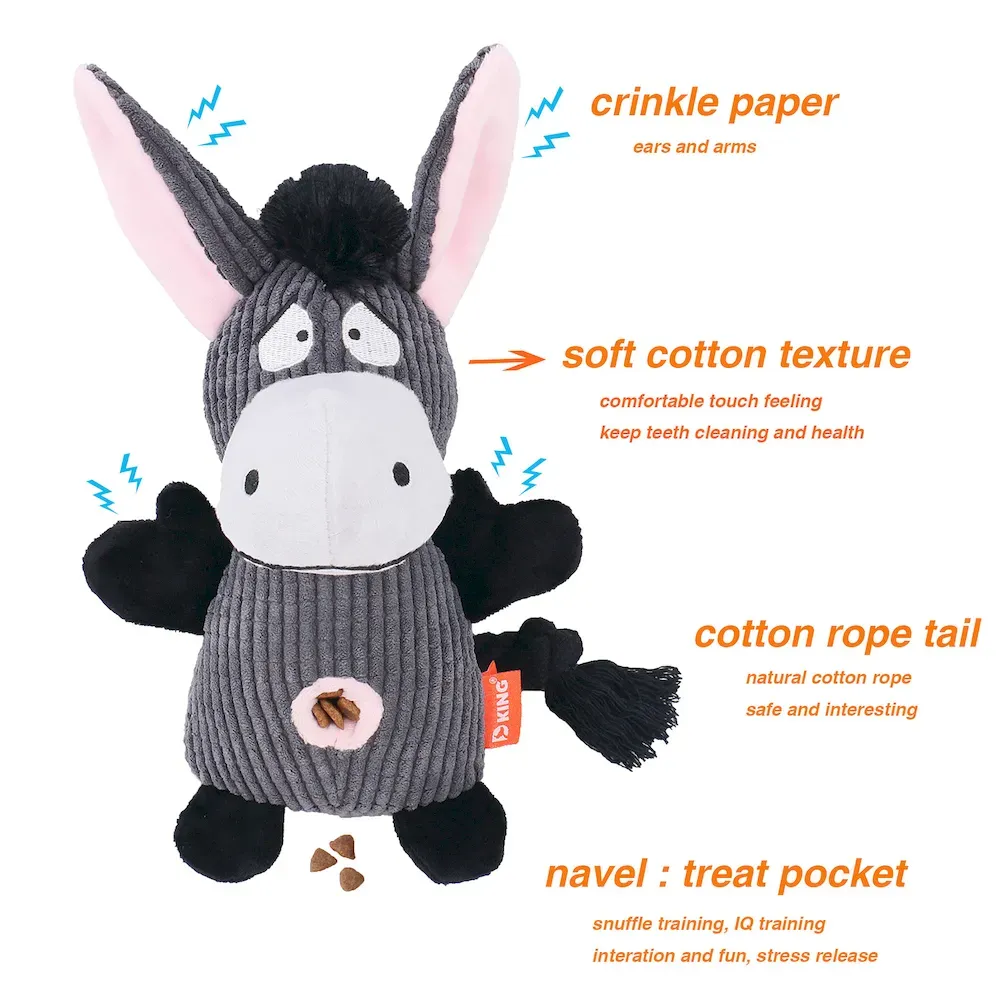 Crunching sound dog toy