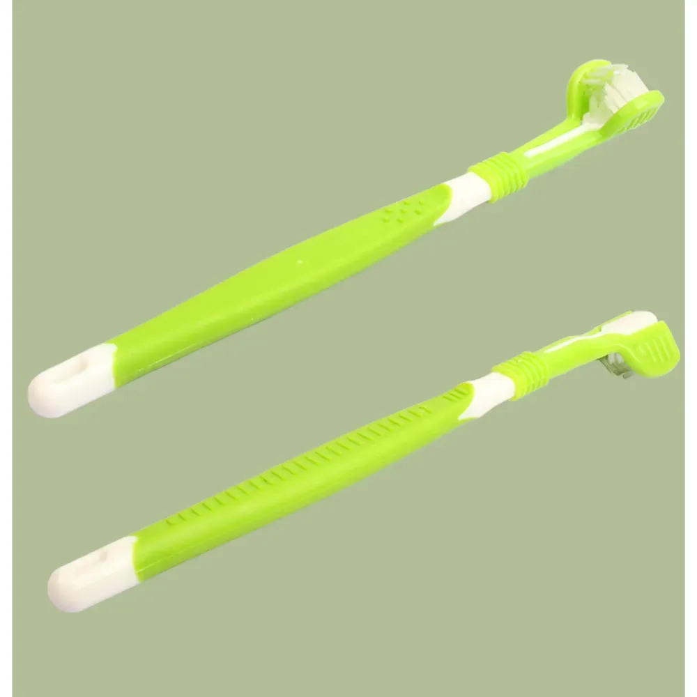 Dog Toothbrush Three Sided 