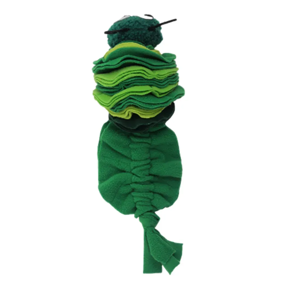 Caterpillar Sniffing and Teething Dog Chew Toy