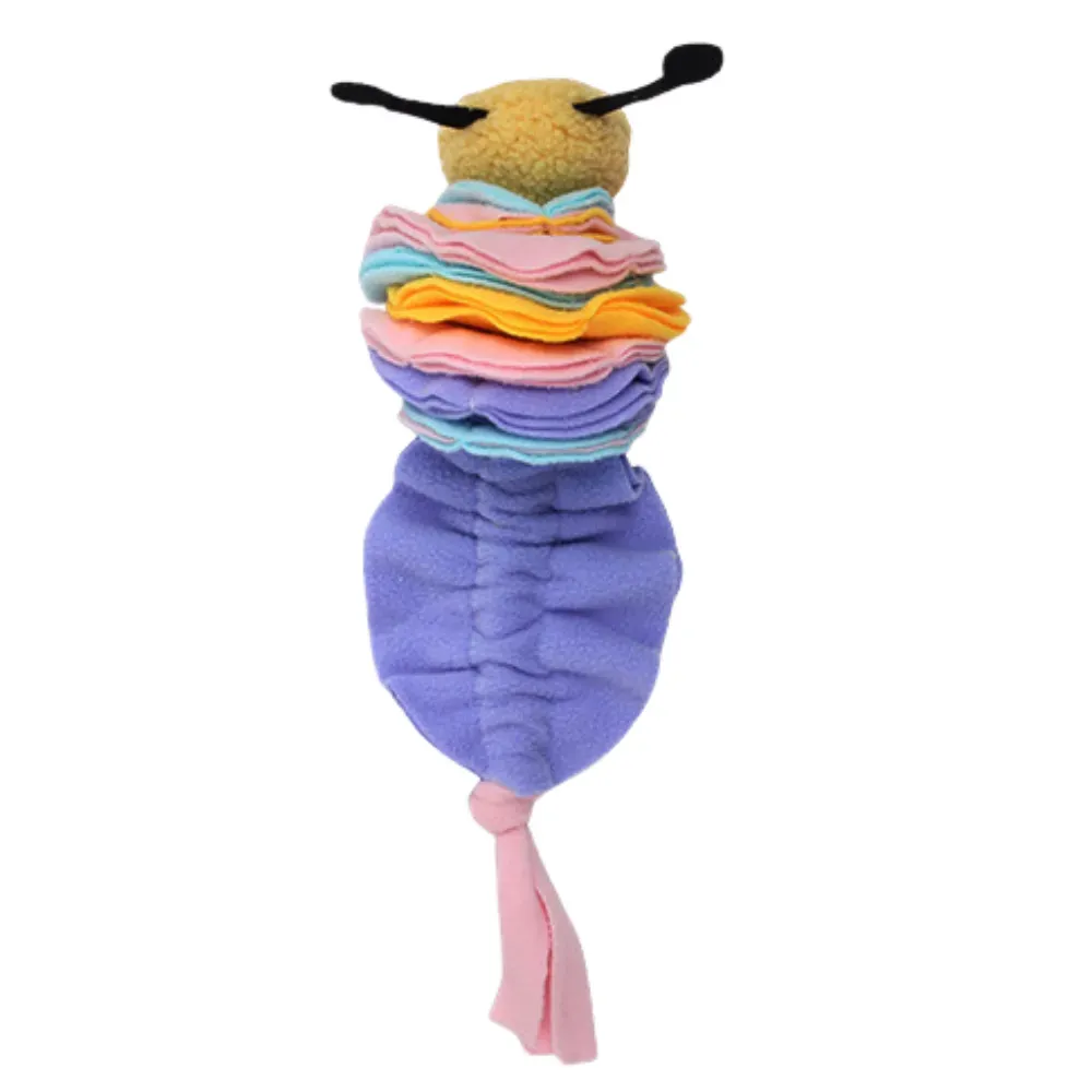Caterpillar Sniffing and Teething Dog Chew Toy