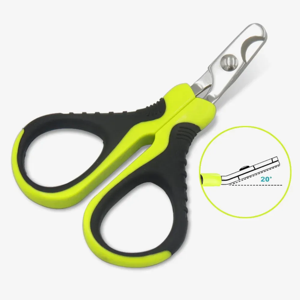 Tilt Blade Stainless Steel Cat Nail Clippers Angled Curved Blade Stainless Steel Cat Nail Clippers