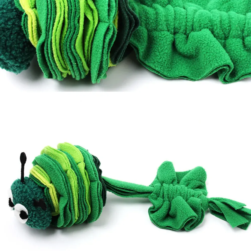 Caterpillar Sniffing and Teething Dog Chew Toy