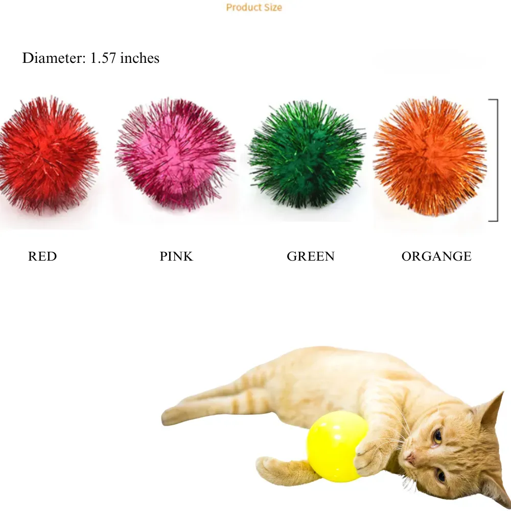 Assorted Color Cat Ball
