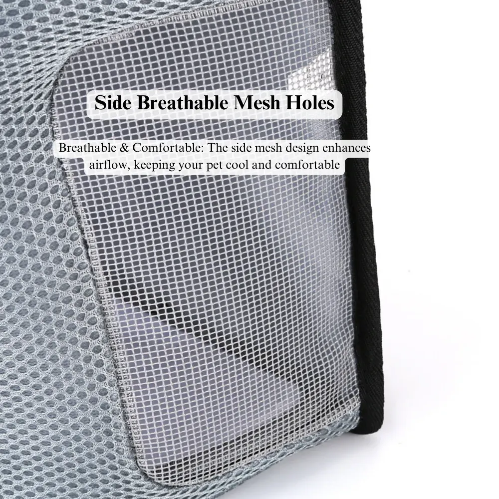 Travel Pet Carrier Dog Carrier Portable Pet Bag Dog Carrier Breathable Mesh Holes Breathable Pet Carrier Backpack Front Pack